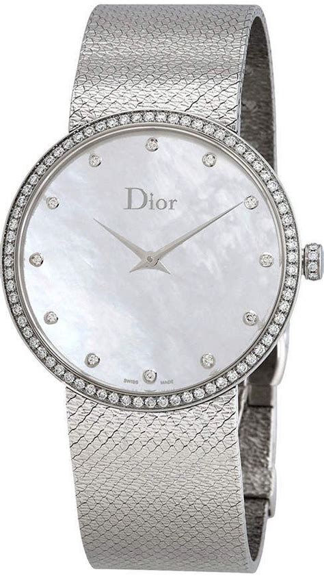 dior diamond bezel watch.